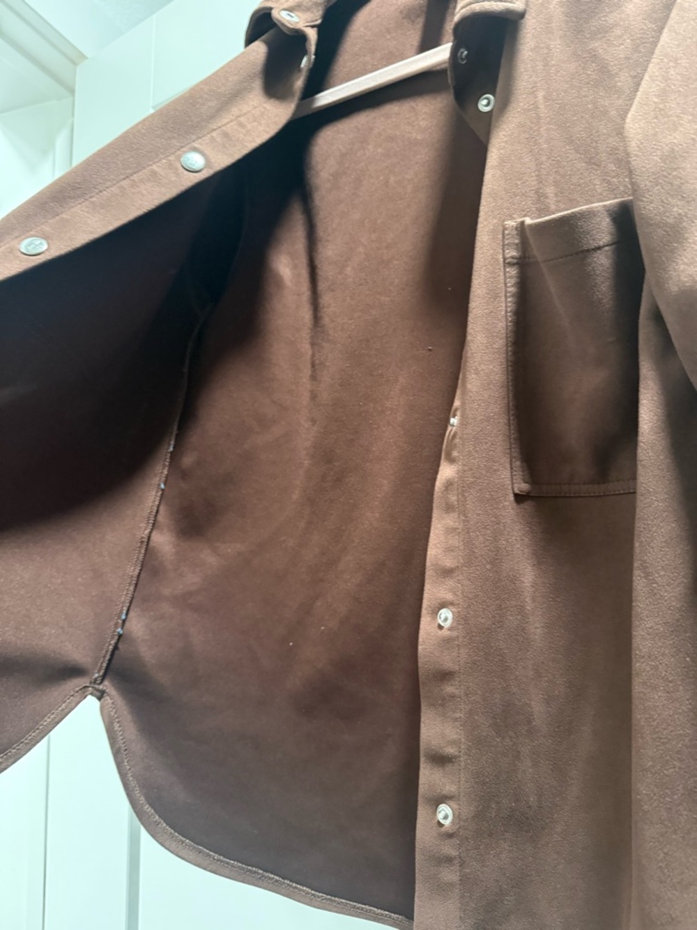 Brown Women's Oversized Jacket - forever 21 - Picture 3 of 3